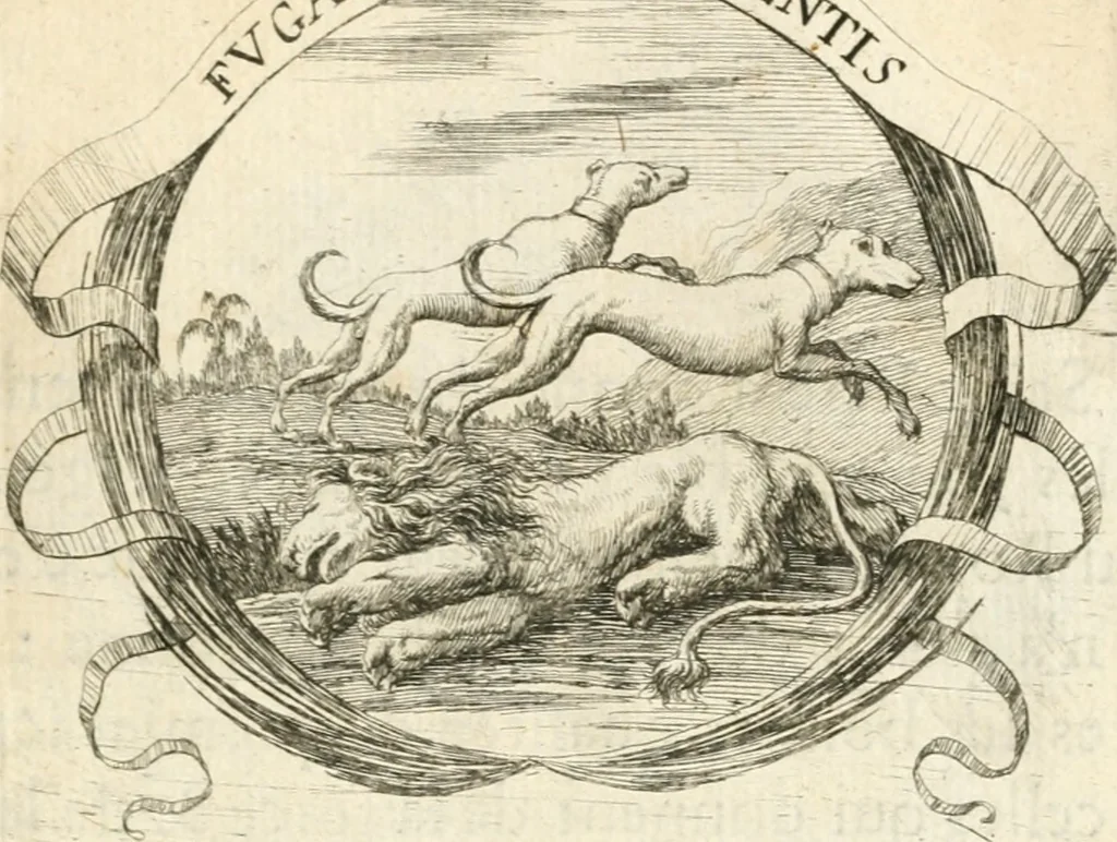 An illustration from Deuises heroiques et morales, 1649, leaf 10