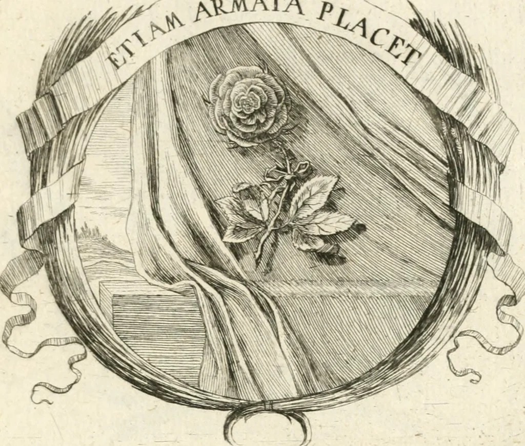 An illustration from Deuises heroiques et morales, 1649, leaf 22