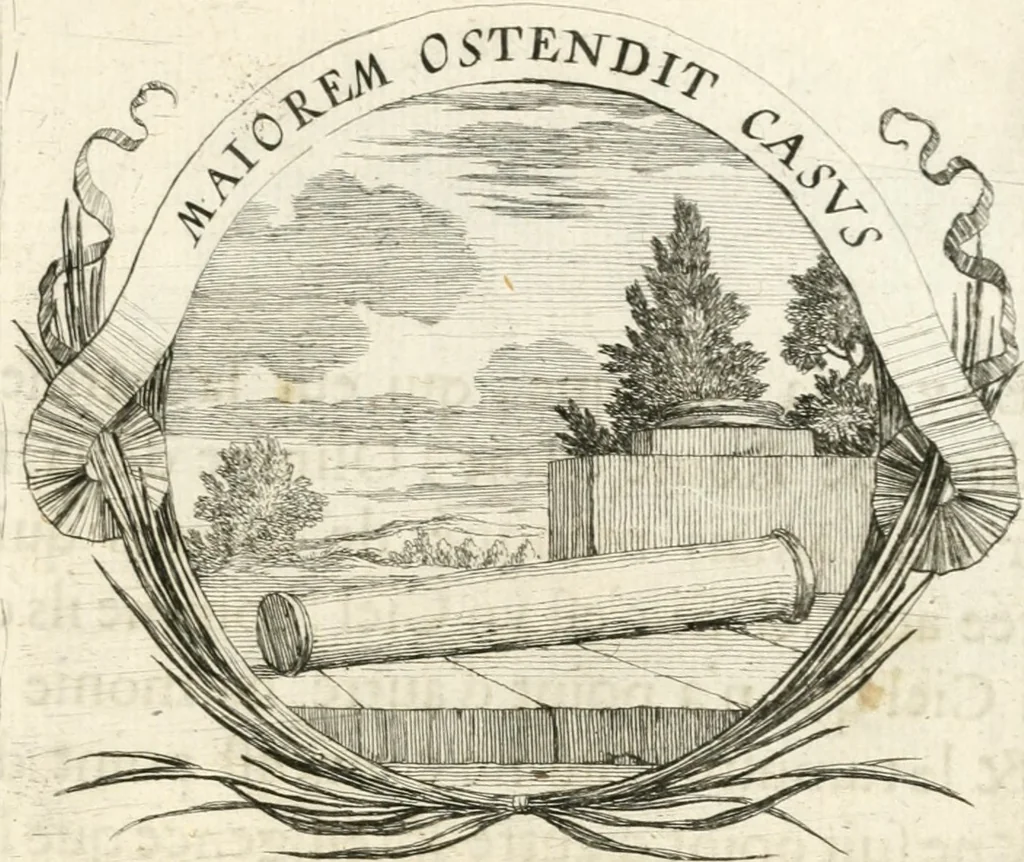 An illustration from Deuises heroiques et morales, 1649, leaf 28