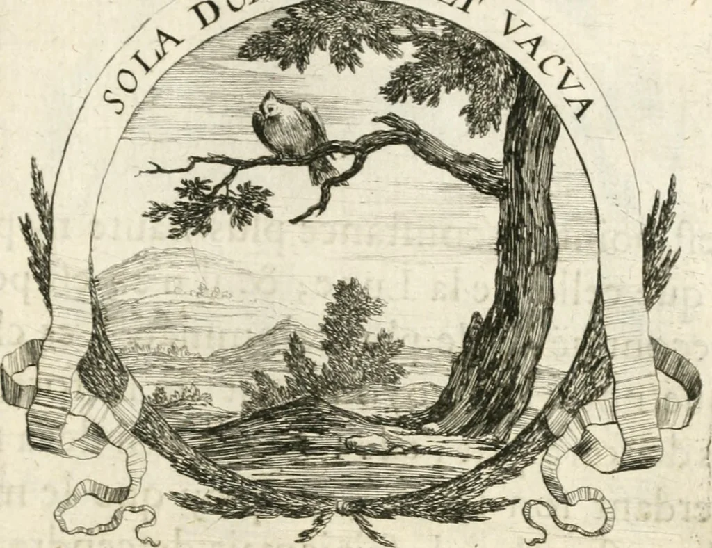 An illustration from Deuises heroiques et morales, 1649, leaf 42