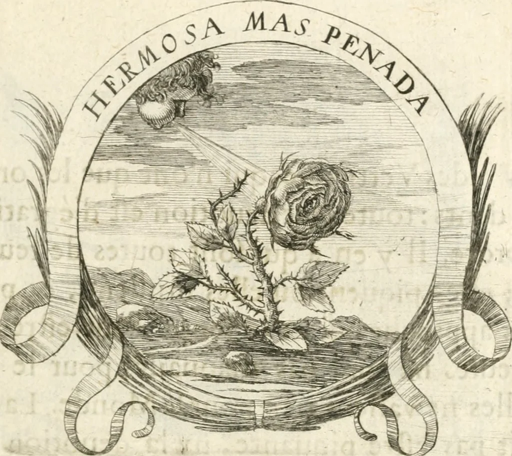 An illustration from Deuises heroiques et morales, 1649, leaf 46
