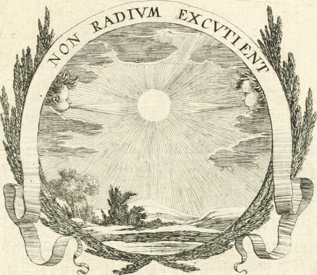 An illustration from Deuises heroiques et morales, 1649, leaf 56