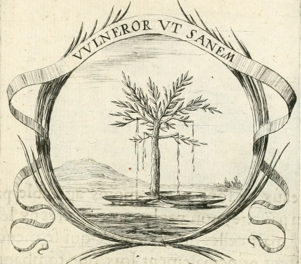An illustration from Deuises heroiques et morales, 1649, leaf 66