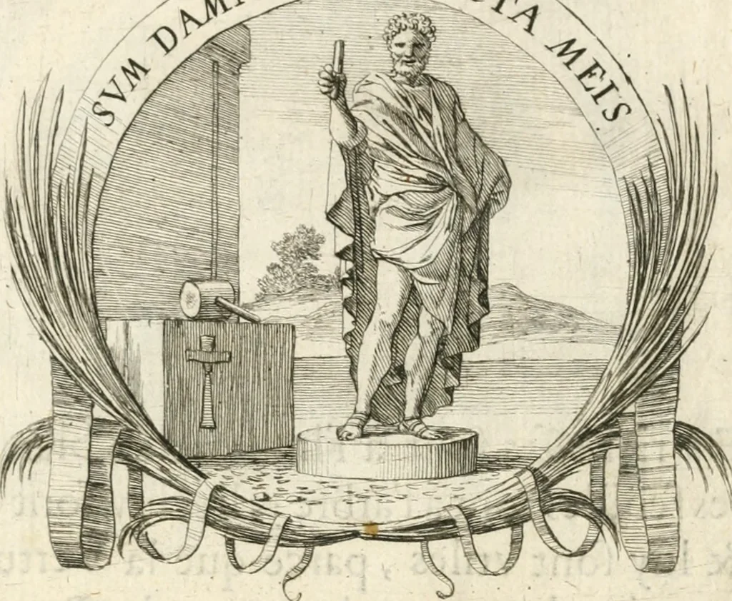 An illustration from Deuises heroiques et morales, 1649, leaf 70