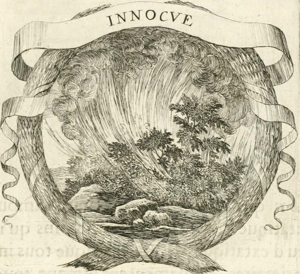 An illustration from Deuises heroiques et morales, 1649, leaf 86