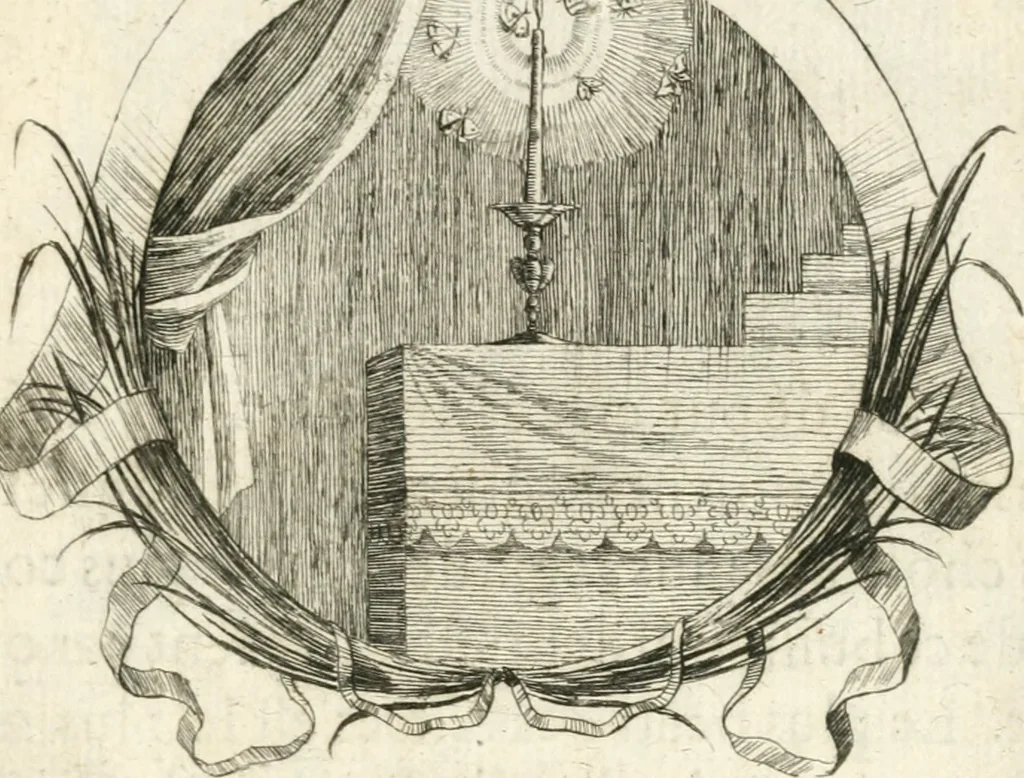 An illustration from Deuises heroiques et morales, 1649, leaf 96