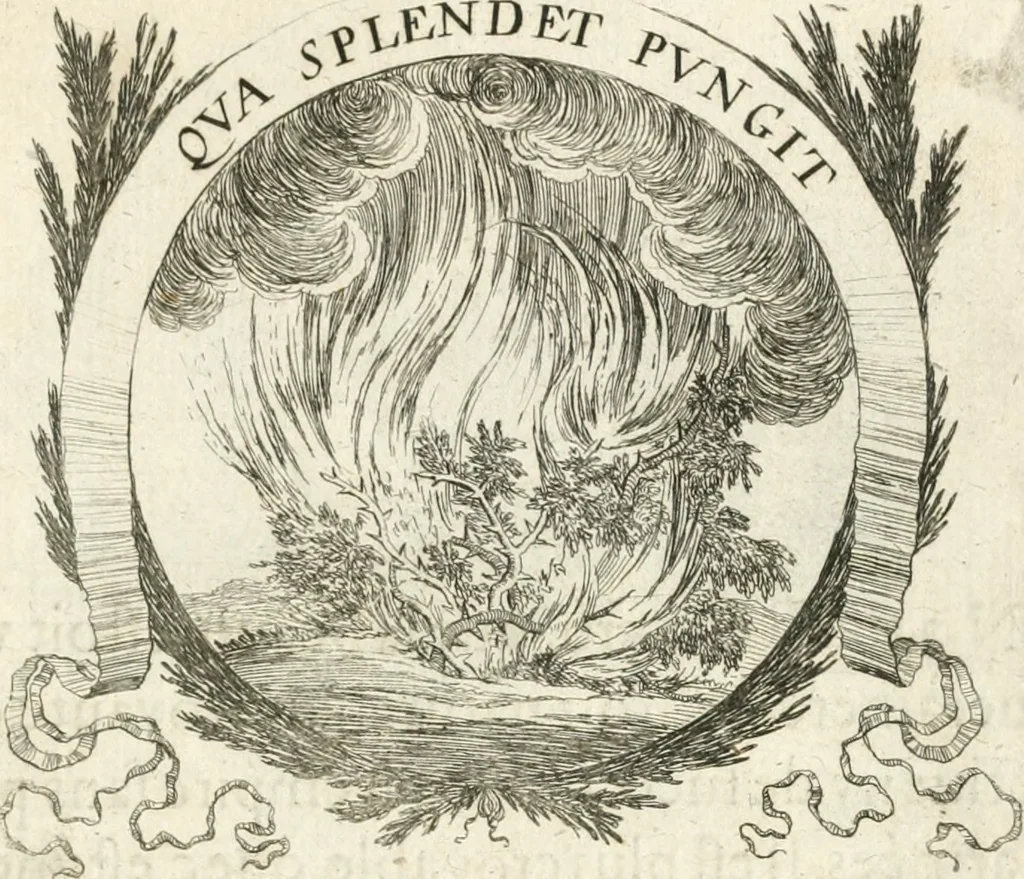 An illustration from Deuises heroiques et morales, 1649, leaf 98
