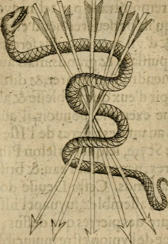 An illustration from Deuises heroiques et emblemes, 1621, leaf 250