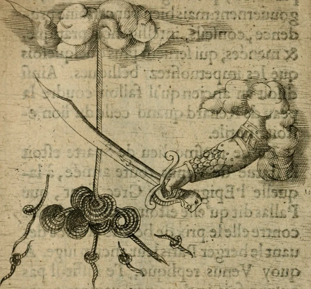 An illustration from Deuises heroiques et emblemes, 1621, leaf 287