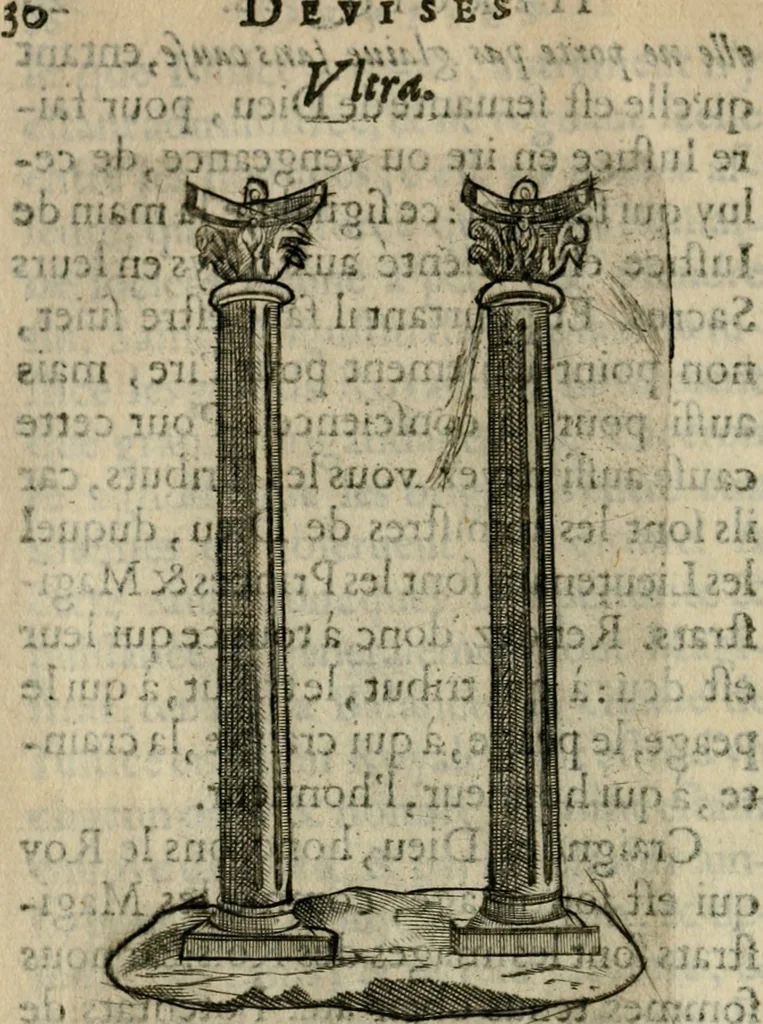 An illustration from Deuises heroiques et emblemes, 1621, leaf 45