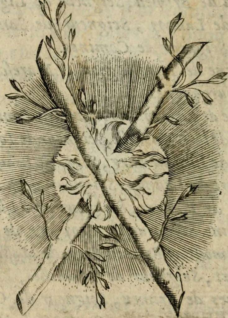 An illustration from Deuises heroiques et emblemes, 1621, leaf 67