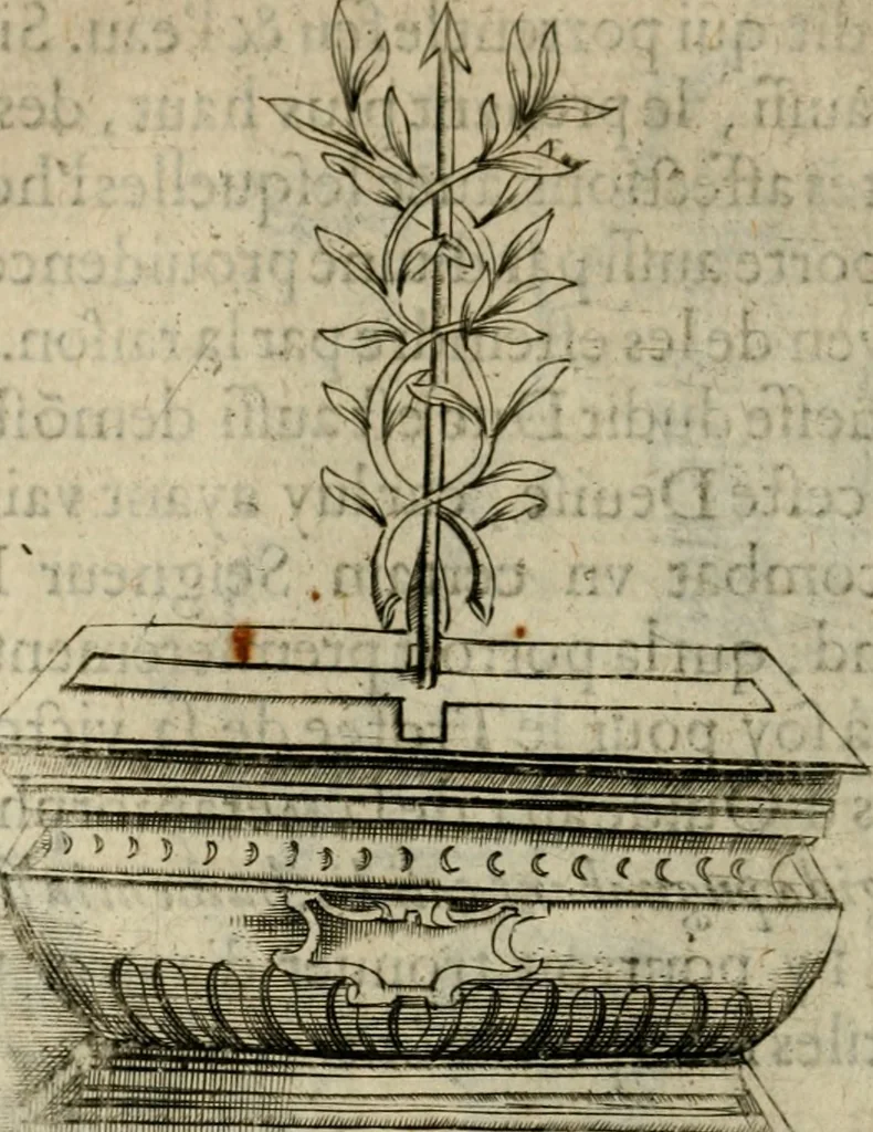 An illustration from Deuises heroiques et emblemes, 1621, leaf 75