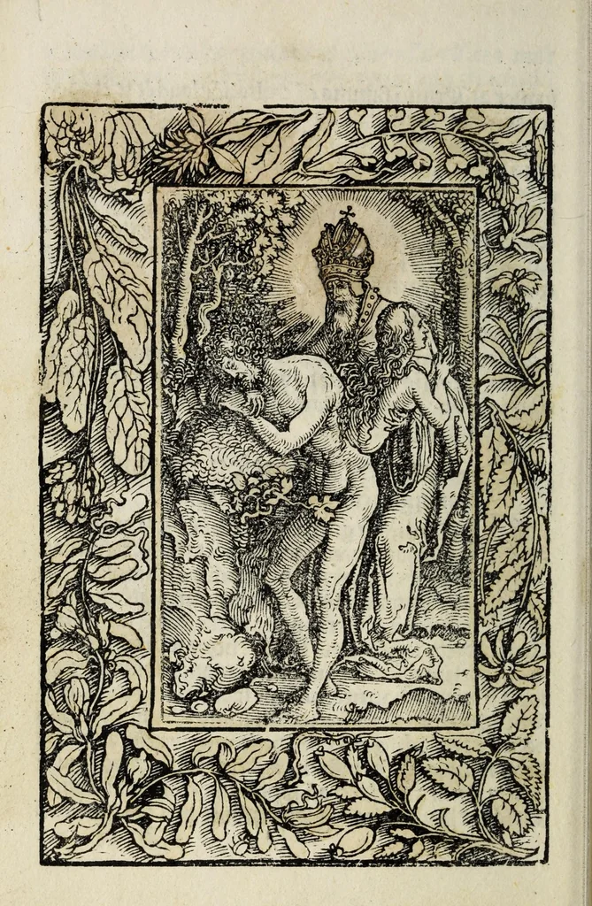 An illustration from Deuotissime meditationes de vita beneficiis et passio[n]e saluatoris Iesu Chr[ist]i cu[m] gratiaru[m] actione, 1520, leaf 16