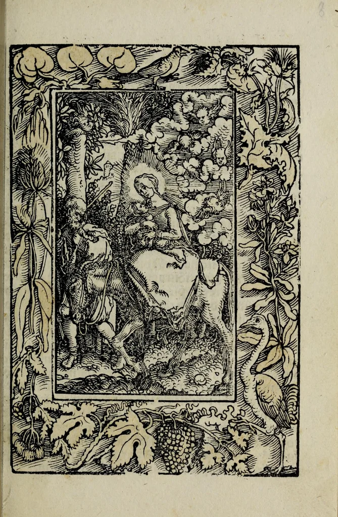 An illustration from Deuotissime meditationes de vita beneficiis et passio[n]e saluatoris Iesu Chr[ist]i cu[m] gratiaru[m] actione, 1520, leaf 35