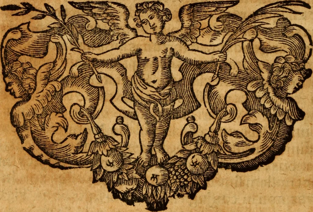 An illustration from De urinis et pulsibus : de missione sanguinis, de febribus, de morbis capitis, et pectoris, 1698, leaf 31