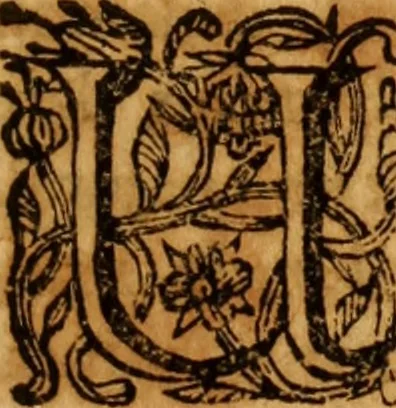 An illustration from De urinis et pulsibus : de missione sanguinis, de febribus, de morbis capitis, et pectoris, 1698, leaf 36