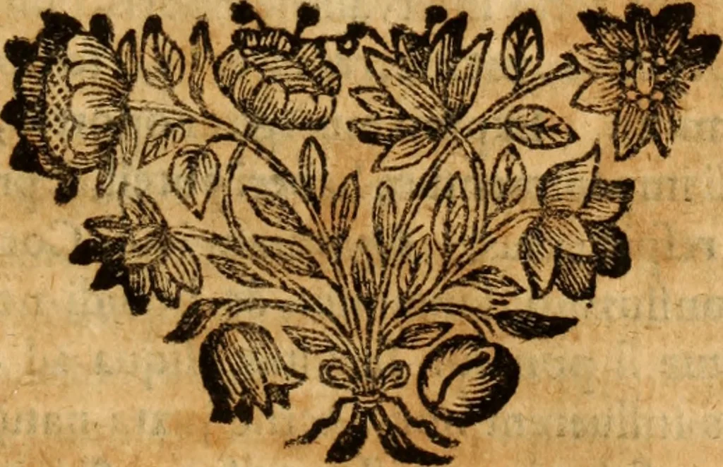 An illustration from De urinis et pulsibus : de missione sanguinis, de febribus, de morbis capitis, et pectoris, 1698, leaf 646