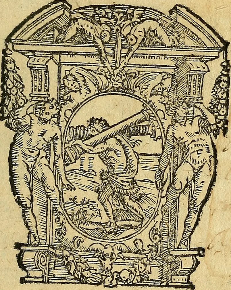 An illustration from De urinis libri III : quorum, primus De urinarum differentijs est : secvndvs, de urinarum causis : tertius, de providentia ex urinis, 1560, leaf 4