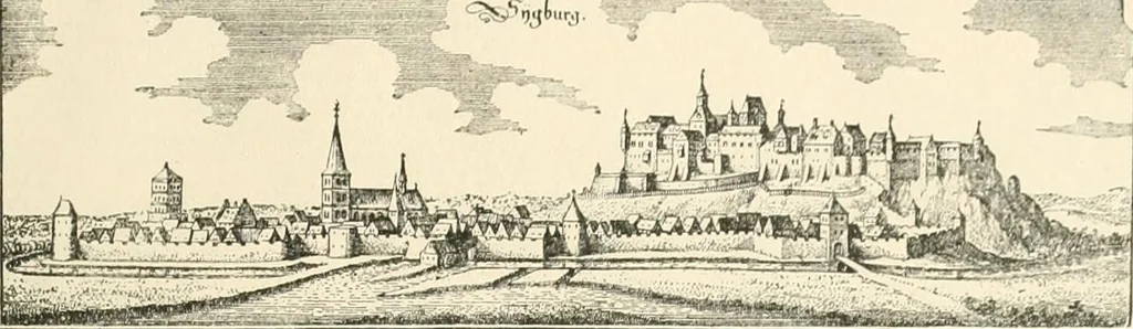 An illustration from Deutsche Baukunst des Mittelalters und der Renaissance : Old German architecture: Ancienne architecture Allemande, 1920, leaf 10