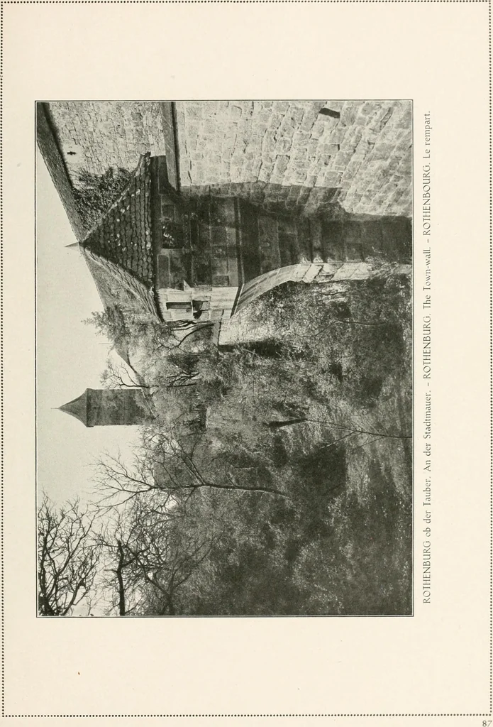 An illustration from Deutsche Baukunst des Mittelalters und der Renaissance : Old German architecture: Ancienne architecture Allemande, 1920, leaf 106