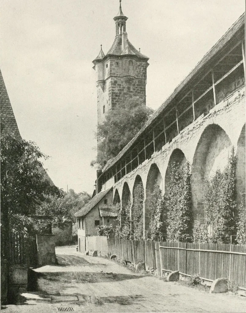 An illustration from Deutsche Baukunst des Mittelalters und der Renaissance : Old German architecture: Ancienne architecture Allemande, 1920, leaf 114
