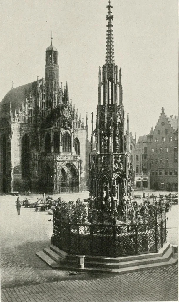 An illustration from Deutsche Baukunst des Mittelalters und der Renaissance : Old German architecture: Ancienne architecture Allemande, 1920, leaf 116
