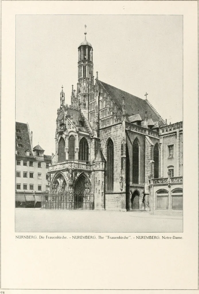 An illustration from Deutsche Baukunst des Mittelalters und der Renaissance : Old German architecture: Ancienne architecture Allemande, 1920, leaf 117