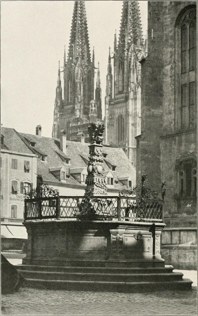 An illustration from Deutsche Baukunst des Mittelalters und der Renaissance : Old German architecture: Ancienne architecture Allemande, 1920, leaf 125
