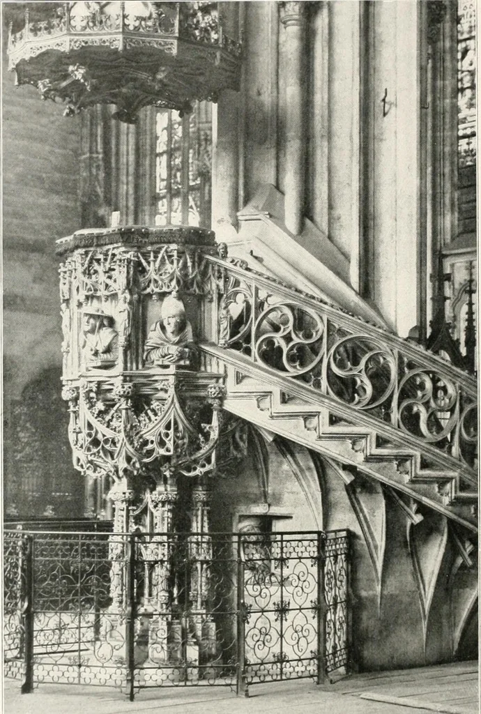 An illustration from Deutsche Baukunst des Mittelalters und der Renaissance : Old German architecture: Ancienne architecture Allemande, 1920, leaf 131