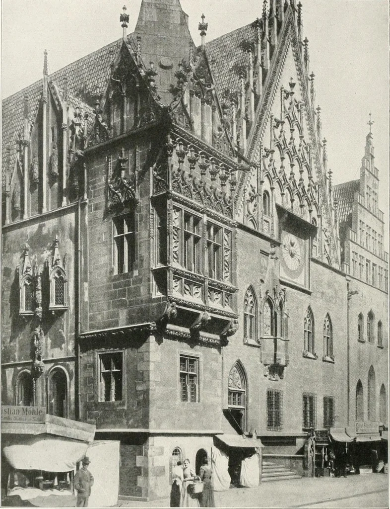 An illustration from Deutsche Baukunst des Mittelalters und der Renaissance : Old German architecture: Ancienne architecture Allemande, 1920, leaf 133