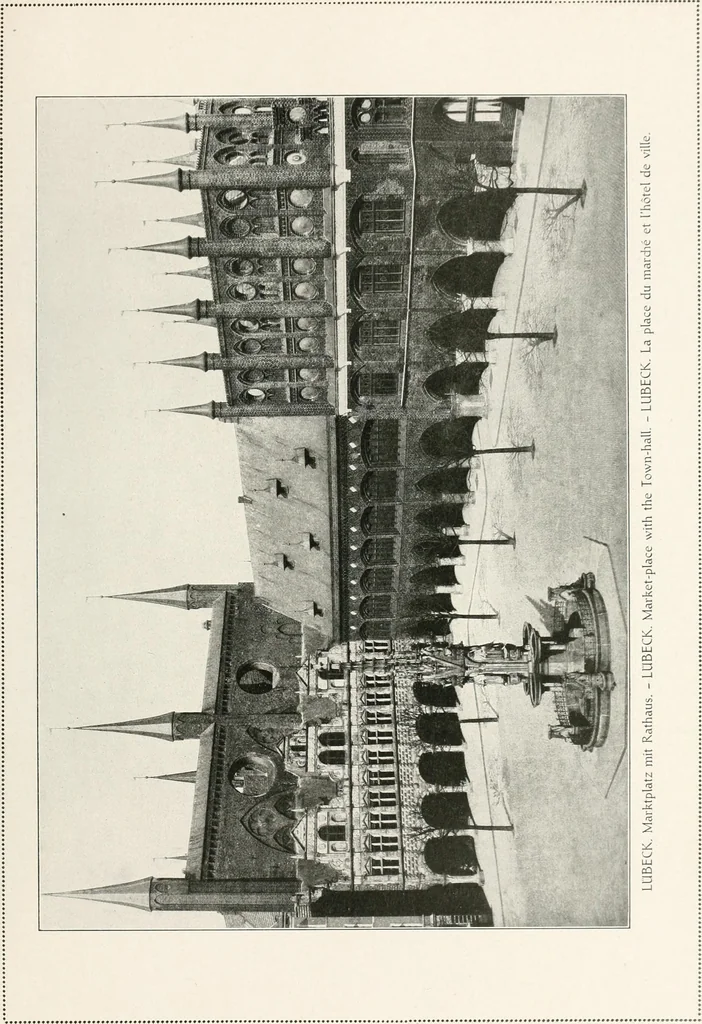 An illustration from Deutsche Baukunst des Mittelalters und der Renaissance : Old German architecture: Ancienne architecture Allemande, 1920, leaf 152