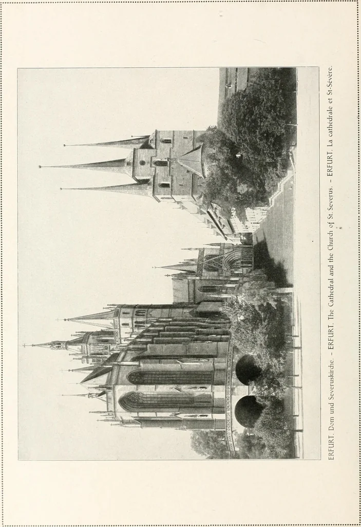 An illustration from Deutsche Baukunst des Mittelalters und der Renaissance : Old German architecture: Ancienne architecture Allemande, 1920, leaf 175
