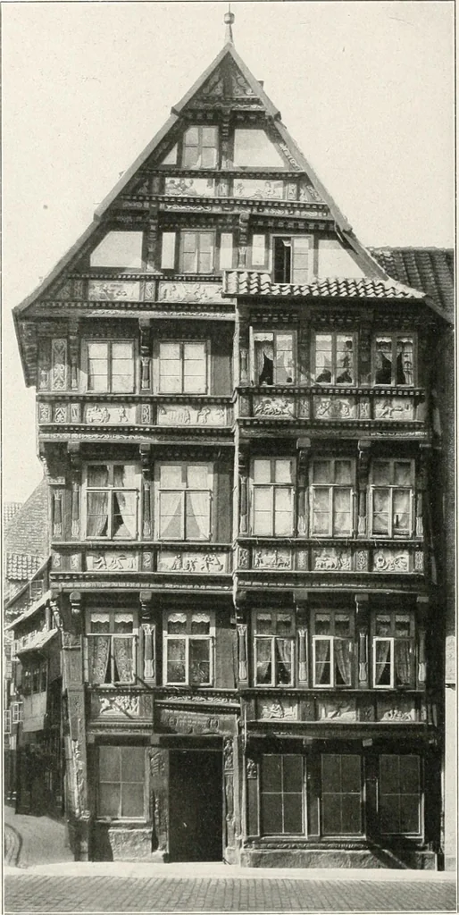 An illustration from Deutsche Baukunst des Mittelalters und der Renaissance : Old German architecture: Ancienne architecture Allemande, 1920, leaf 181