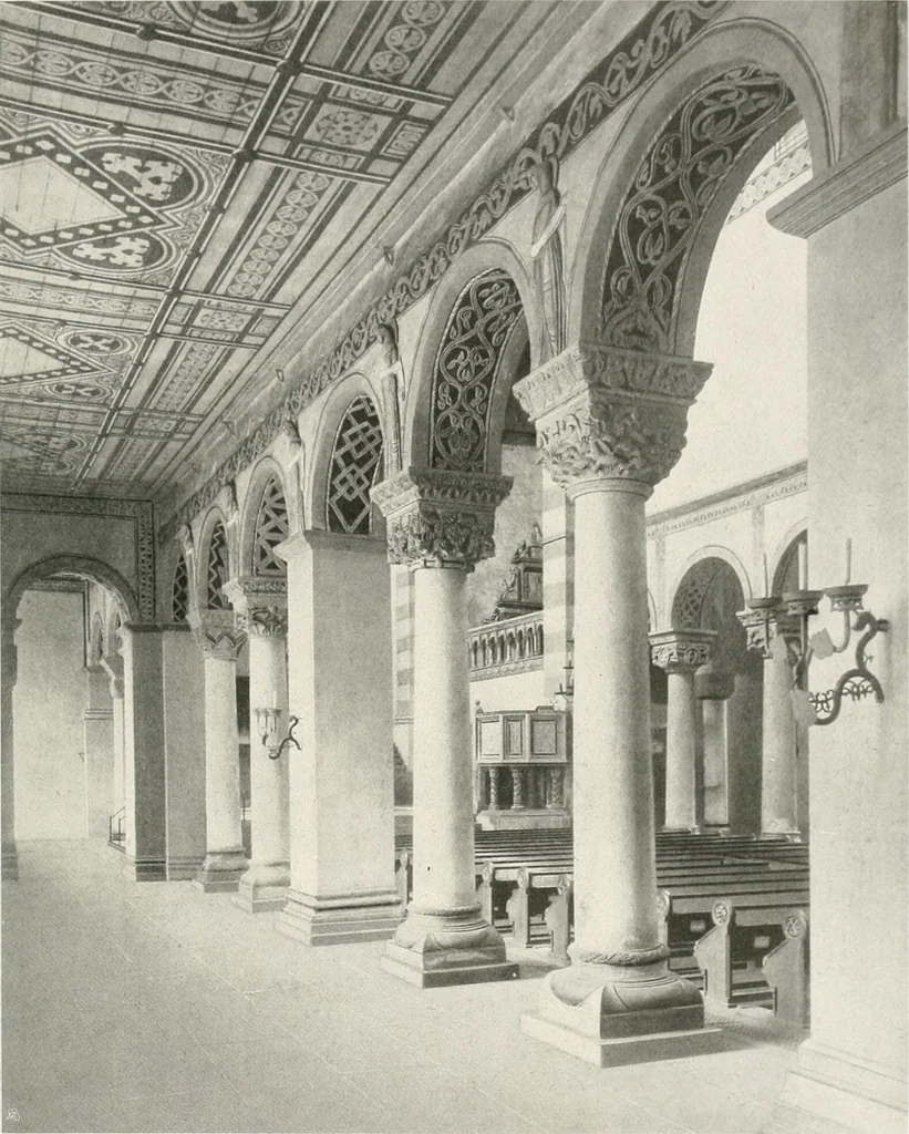 An illustration from Deutsche Baukunst des Mittelalters und der Renaissance : Old German architecture: Ancienne architecture Allemande, 1920, leaf 186