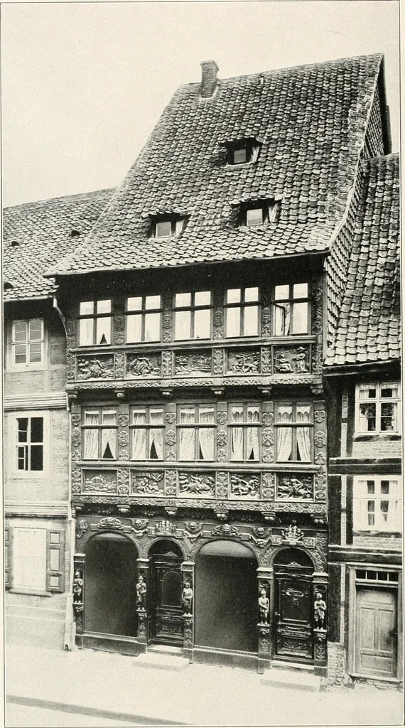 An illustration from Deutsche Baukunst des Mittelalters und der Renaissance : Old German architecture: Ancienne architecture Allemande, 1920, leaf 191