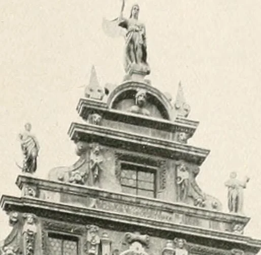 An illustration from Deutsche Baukunst des Mittelalters und der Renaissance : Old German architecture: Ancienne architecture Allemande, 1920, leaf 192