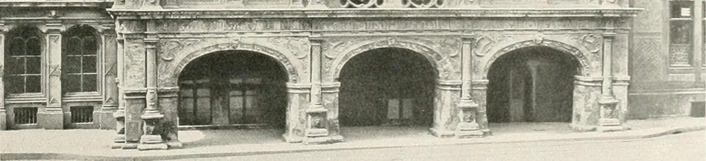 An illustration from Deutsche Baukunst des Mittelalters und der Renaissance : Old German architecture: Ancienne architecture Allemande, 1920, leaf 192