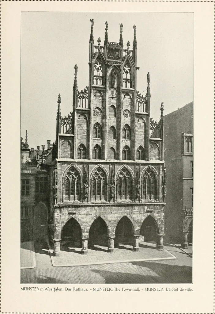 An illustration from Deutsche Baukunst des Mittelalters und der Renaissance : Old German architecture: Ancienne architecture Allemande, 1920, leaf 202
