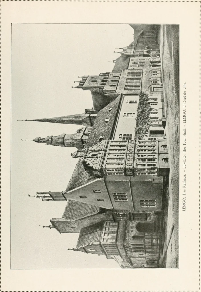 An illustration from Deutsche Baukunst des Mittelalters und der Renaissance : Old German architecture: Ancienne architecture Allemande, 1920, leaf 204