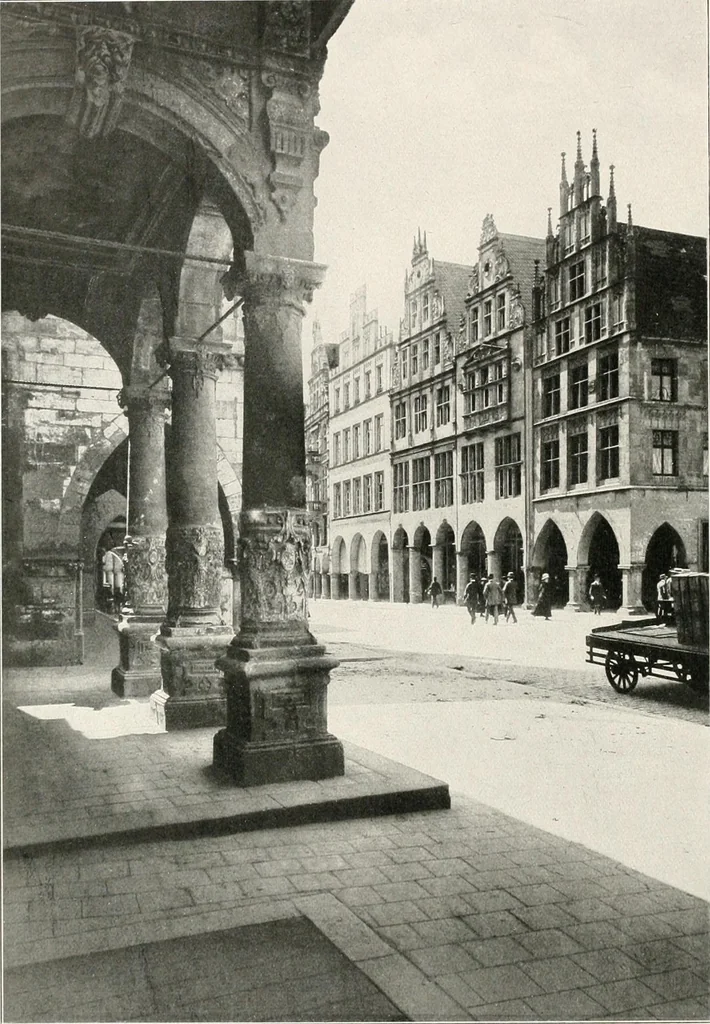 An illustration from Deutsche Baukunst des Mittelalters und der Renaissance : Old German architecture: Ancienne architecture Allemande, 1920, leaf 207