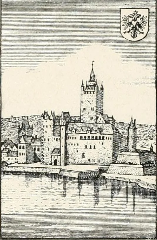 An illustration from Deutsche Baukunst des Mittelalters und der Renaissance : Old German architecture: Ancienne architecture Allemande, 1920, leaf 211