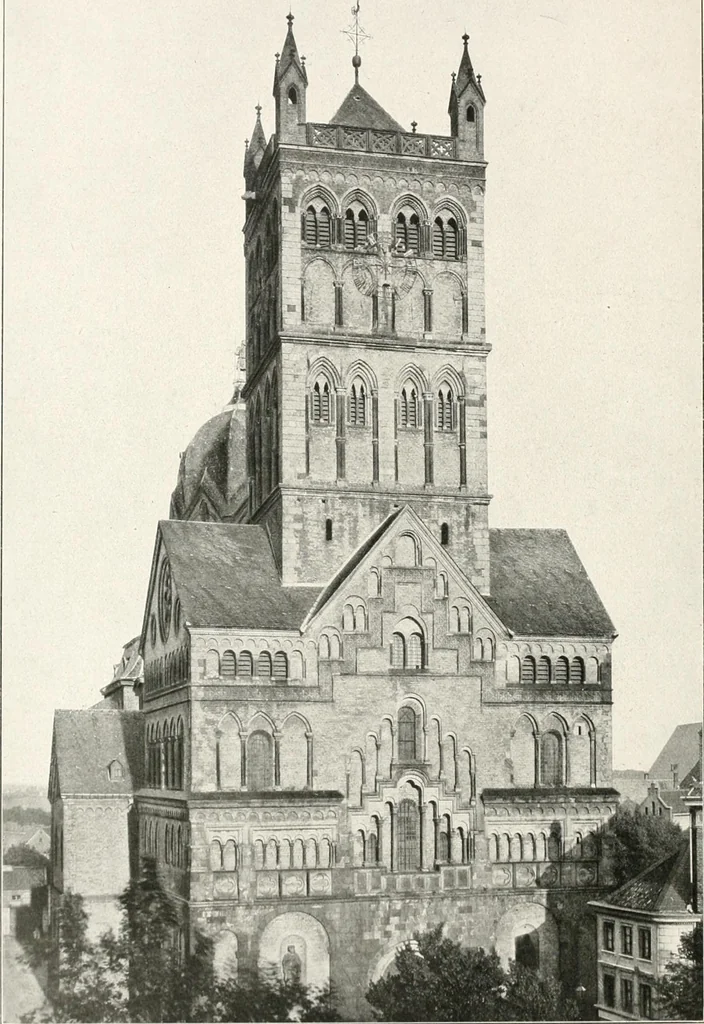 An illustration from Deutsche Baukunst des Mittelalters und der Renaissance : Old German architecture: Ancienne architecture Allemande, 1920, leaf 25