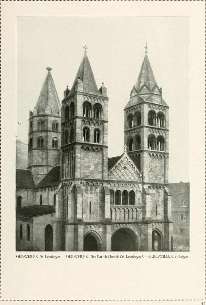 An illustration from Deutsche Baukunst des Mittelalters und der Renaissance : Old German architecture: Ancienne architecture Allemande, 1920, leaf 40