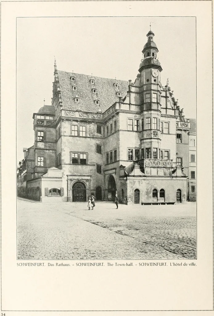 An illustration from Deutsche Baukunst des Mittelalters und der Renaissance : Old German architecture: Ancienne architecture Allemande, 1920, leaf 53