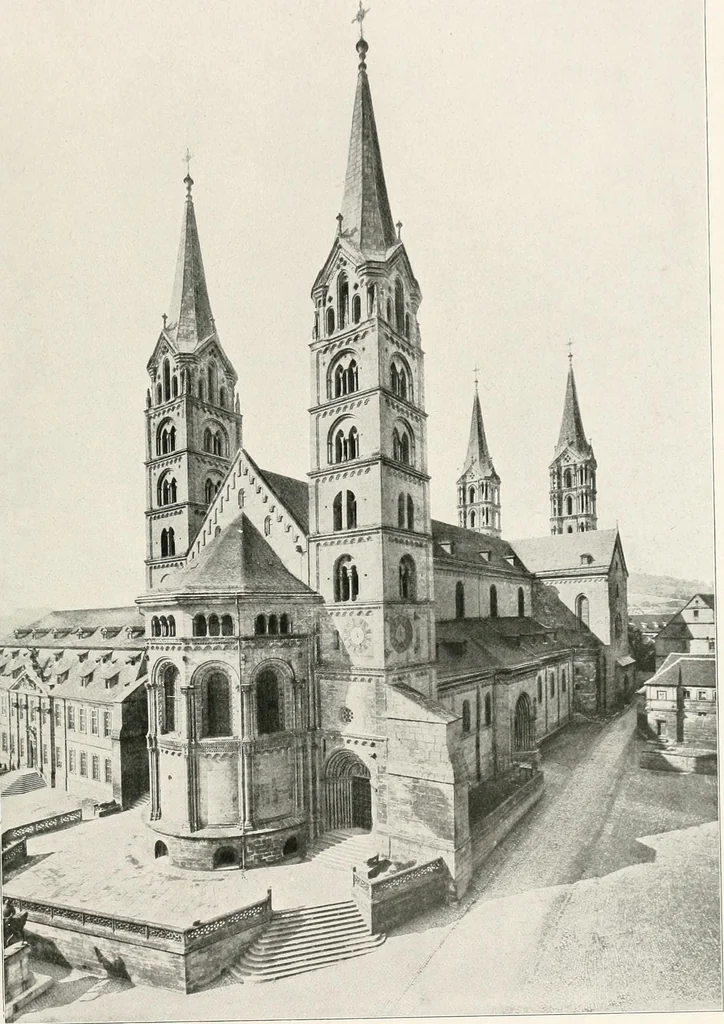 An illustration from Deutsche Baukunst des Mittelalters und der Renaissance : Old German architecture: Ancienne architecture Allemande, 1920, leaf 56