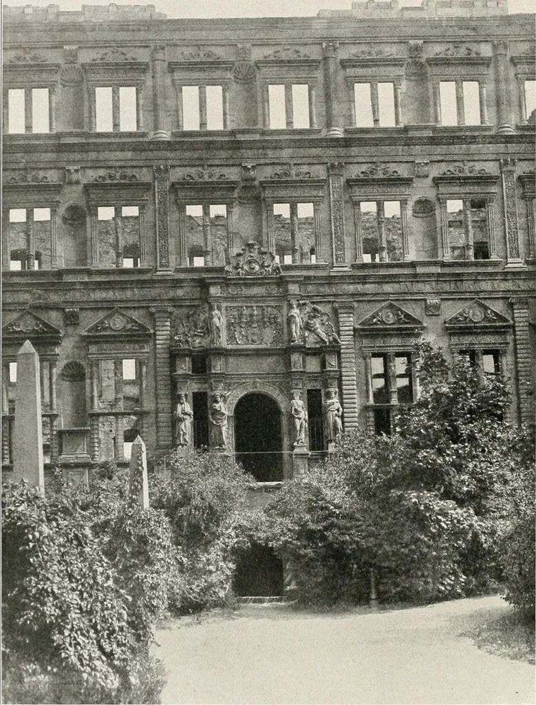 An illustration from Deutsche Baukunst des Mittelalters und der Renaissance : Old German architecture: Ancienne architecture Allemande, 1920, leaf 65