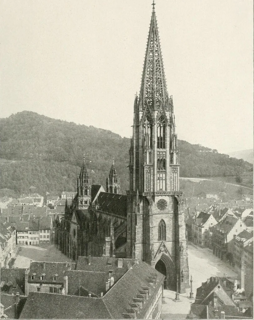An illustration from Deutsche Baukunst des Mittelalters und der Renaissance : Old German architecture: Ancienne architecture Allemande, 1920, leaf 70
