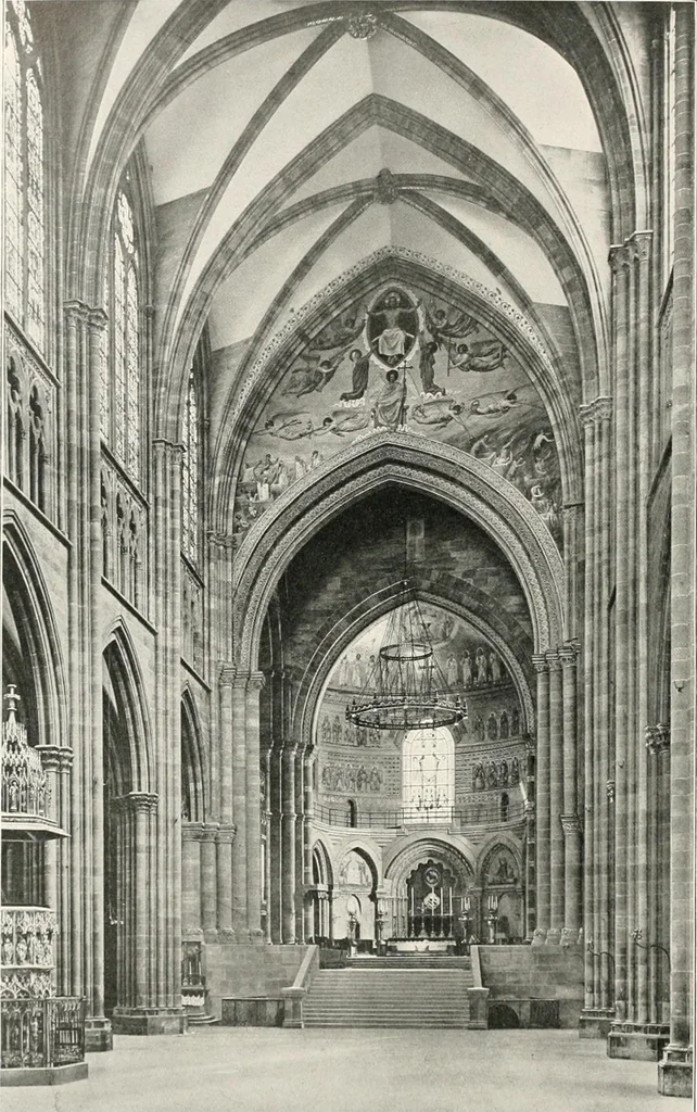 An illustration from Deutsche Baukunst des Mittelalters und der Renaissance : Old German architecture: Ancienne architecture Allemande, 1920, leaf 71