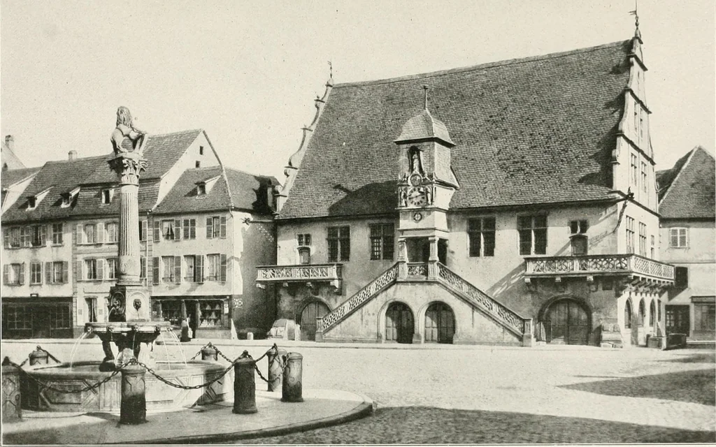 An illustration from Deutsche Baukunst des Mittelalters und der Renaissance : Old German architecture: Ancienne architecture Allemande, 1920, leaf 78