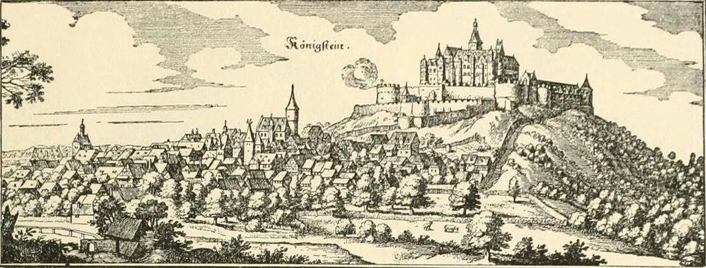 An illustration from Deutsche Baukunst des Mittelalters und der Renaissance : Old German architecture: Ancienne architecture Allemande, 1920, leaf 8